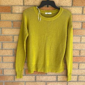 Yellow Green knit sweater